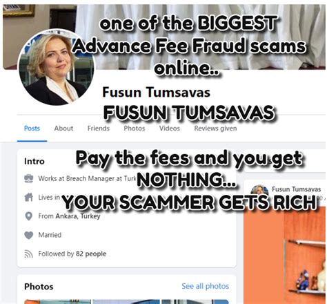 fusun tumsavas scam|one of the BIGGEST Advance Fee Fraud scams online.. FUSUN .